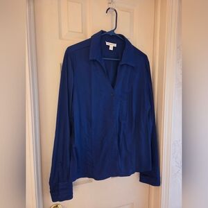 Coldwater Creek Royal Blue Blouse